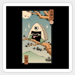 Yokai Onigiri in Edo Sticker